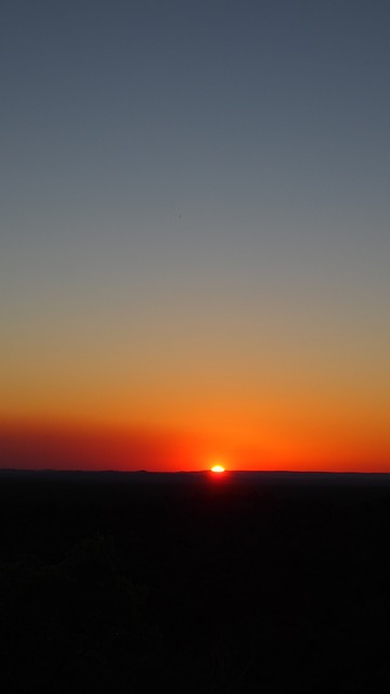 Free Sunset Silhouette photo and picture