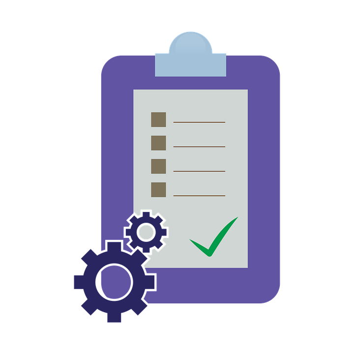 Clipboard, Document, Flat Design, Form, Test, Checklist