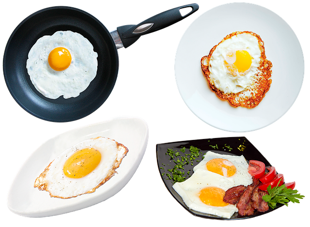 Free scrambled eggs dish breakfast illustration