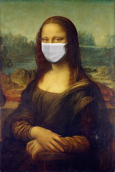 Monalisa, Mona Lisa, Corona, Virus