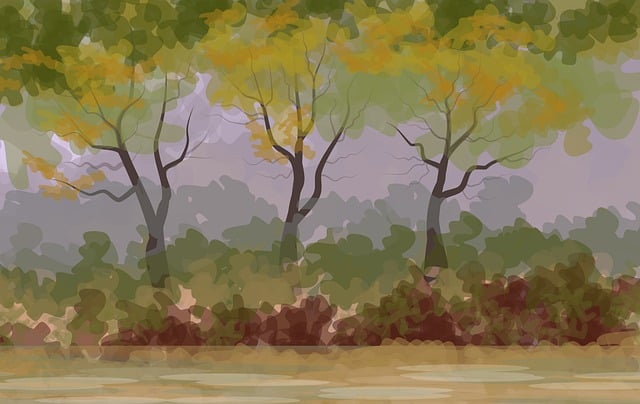 Free illustration landscape background illustration