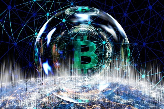 Free bitcoin cryptocurrency currency illustration