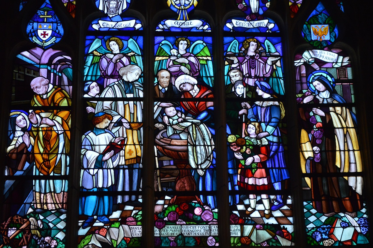 Stained Glass Window Church Free Photo On Pixabay