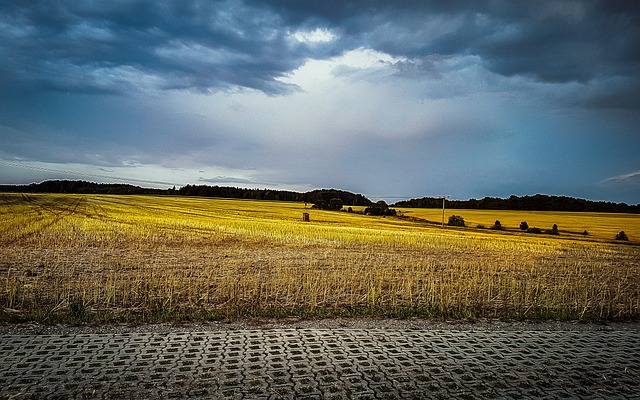 Landschaft, Sommer, Wolken, Natur