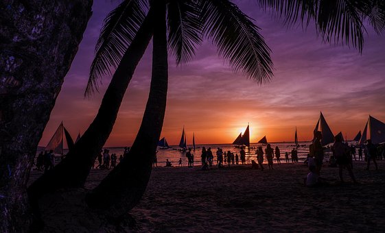 Boracay, Filippinsk, Long Beach Island
