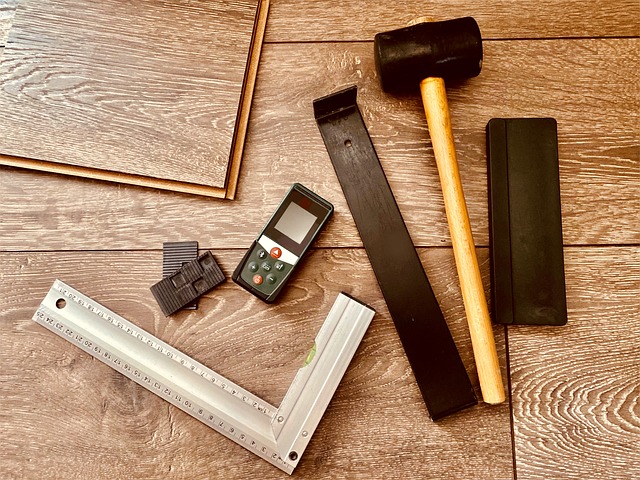 Laminat, Werkzeug, Verlegen, Arbeit
