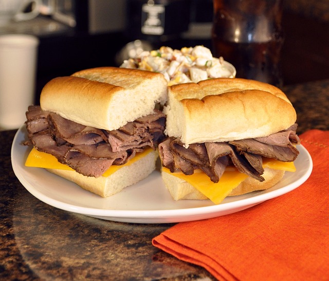 Roastbeef-Sandwich, Sandwich