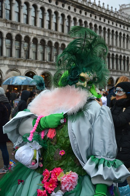 Venedig, Italien, Carnevale, By, Venezia