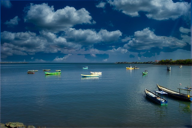 Free Fishing Beach photo and picture