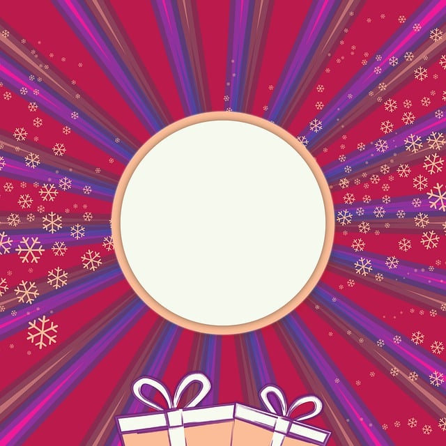 Free circle shape frame abstract cartoon art advert copyspace illustration
