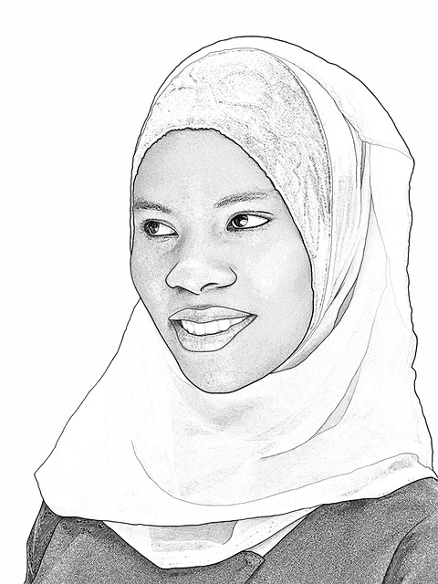 Free Woman Modest illustration and picture