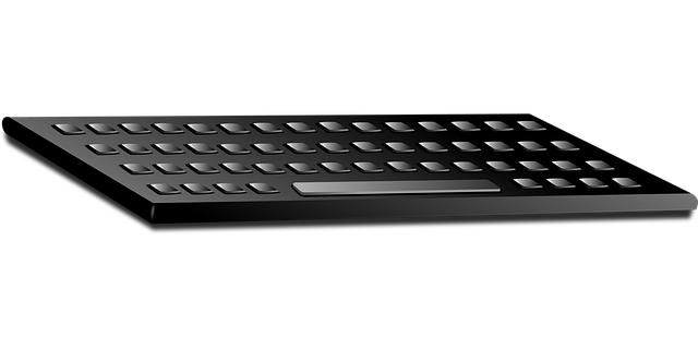 Free keyboard computer screen vector