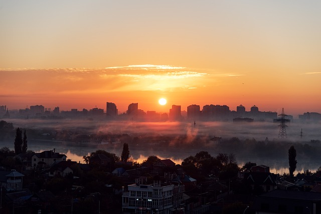 Free Sunrise Fog photo and picture