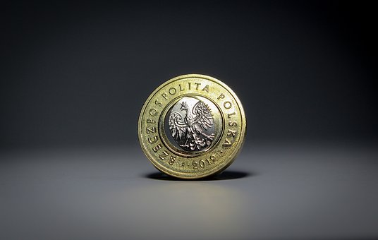 Münze, 2 Gold, Adler, Polen