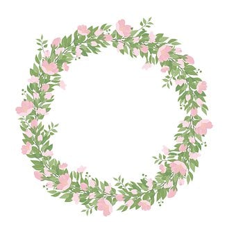 Free Spring Wreath illustration and picture
