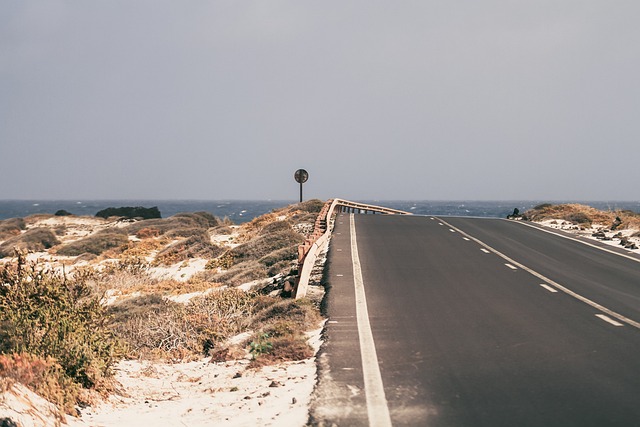 Free Road Sea photo and picture