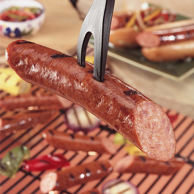 Geräucherte Wurst, Grillen, Grill