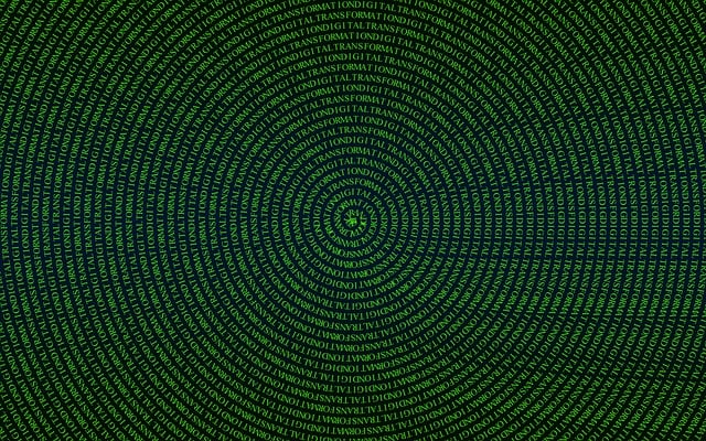Free digital transformation data illustration