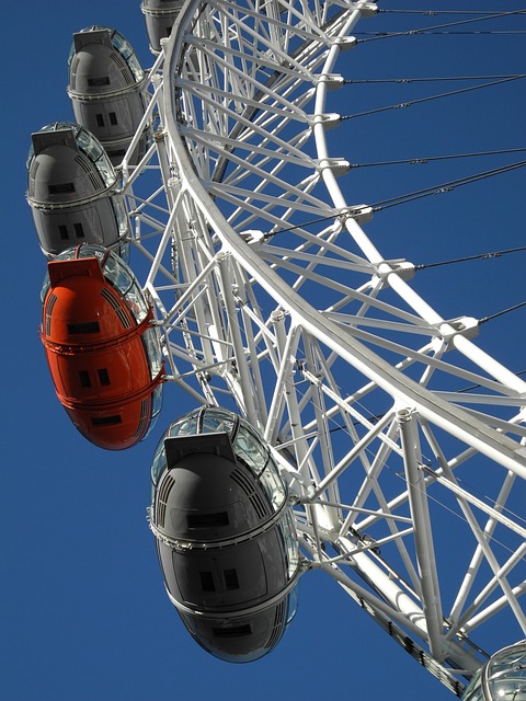 Free London Eye Steel photo and picture