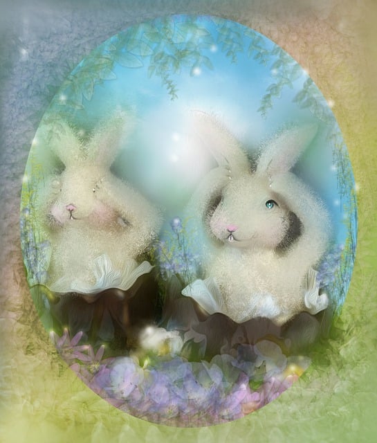 Ostern, Osterhase, Hase, Grußkarte