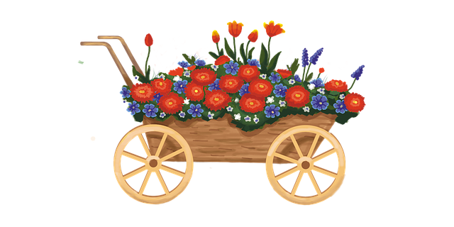 Free spring easter nature illustration