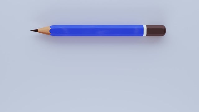 Free minimal pencil object illustration