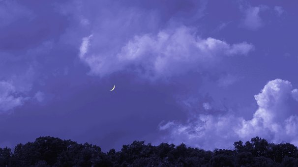 Shenandoah-Tal, Nacht, Land Mond