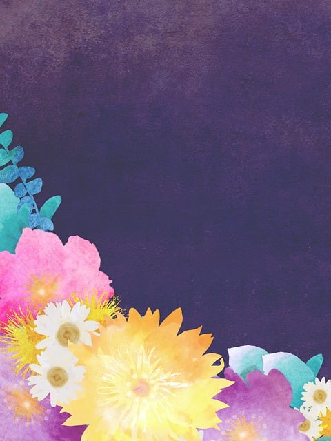 Free flower background happy mothers day illustration