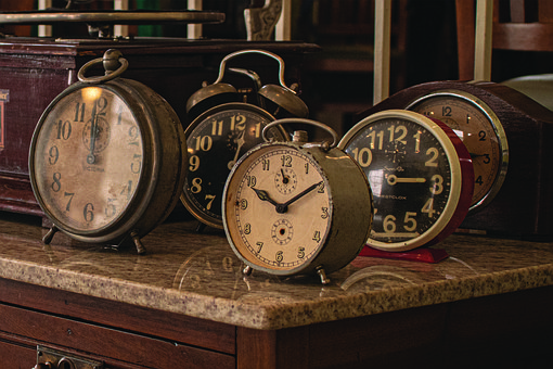 Reloj, Equipo, Despertador, Viejo