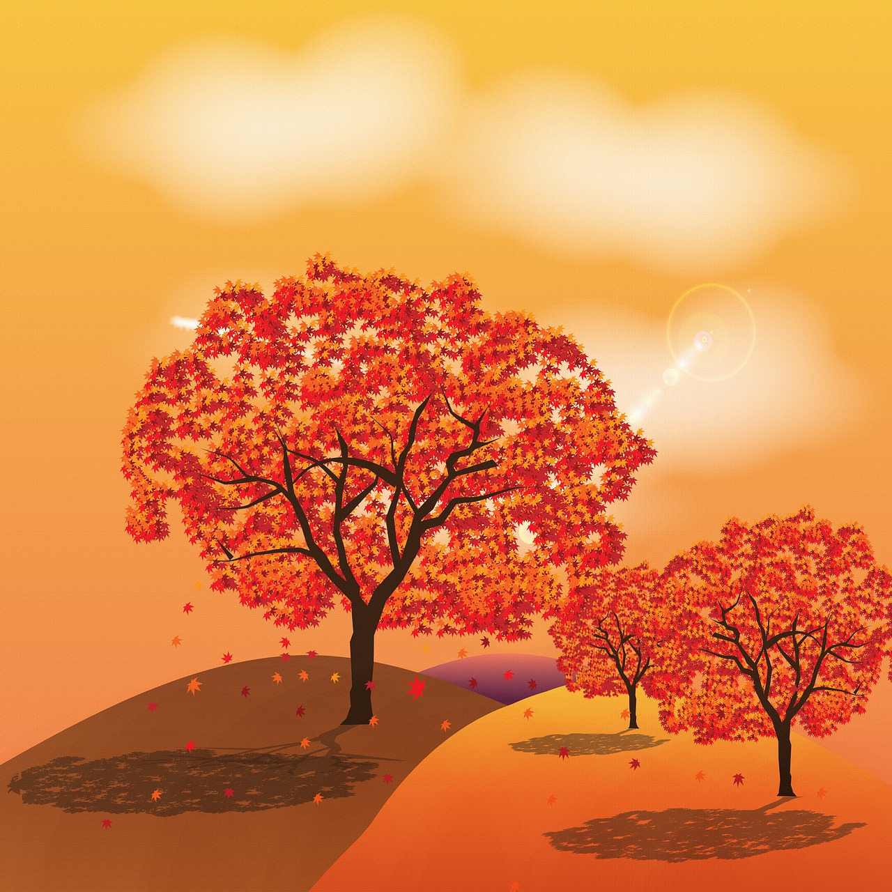 Background Musim Gugur Pohon Gambar Gratis Di Pixabay