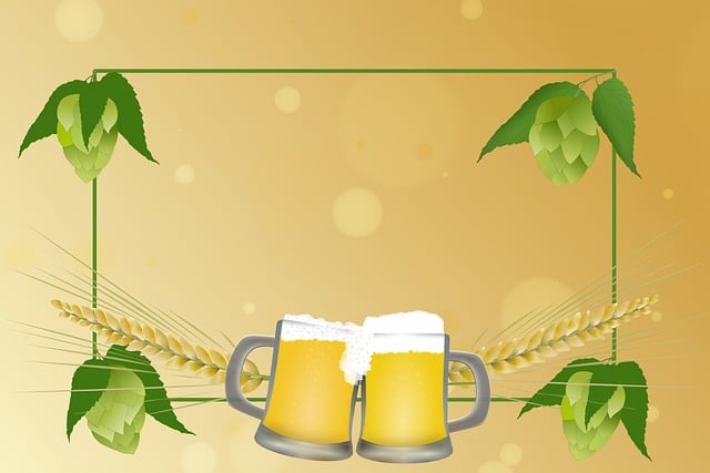Free party beer hop illustration