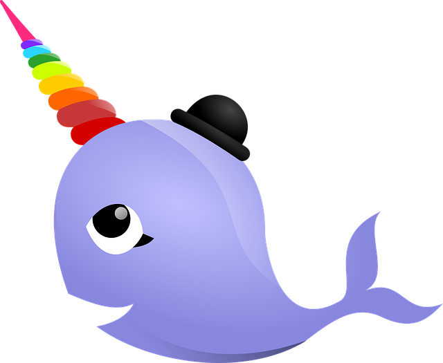 Free Whale Character vector and picture