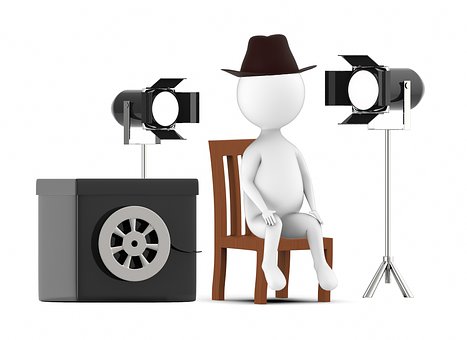 Mand, 3D, Biograf, Video, 3D Tapeter