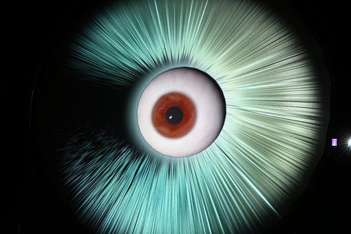 Auge, Dunkel, Nacht, Licht