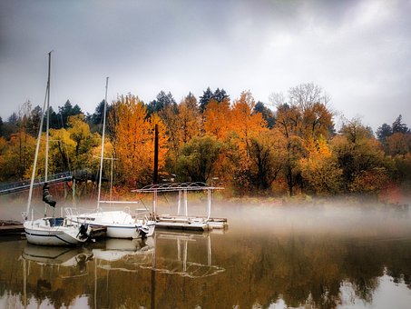 Boot, Jachthaven, Rivier, Water, Boten