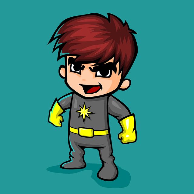 Free hero kid child vector