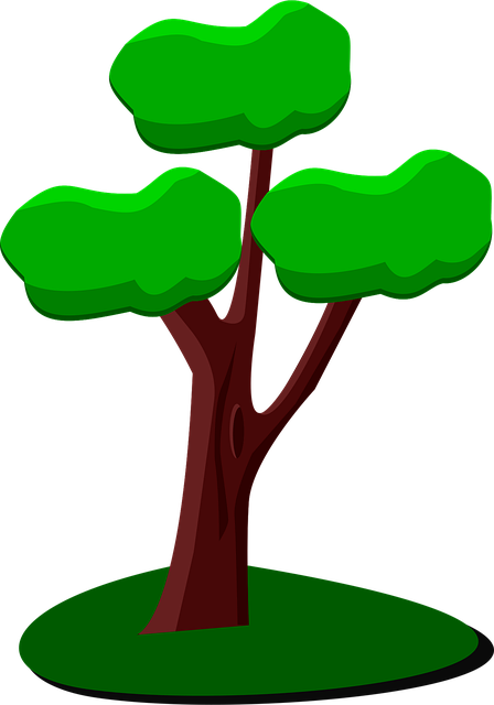 Free tree design green vector