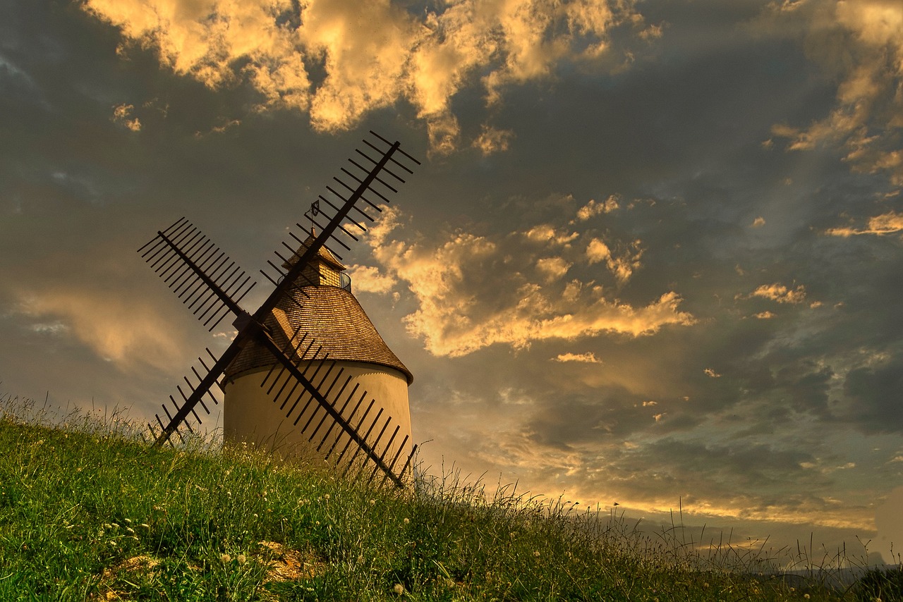 Windmill - free online jigsaw puzzle photo