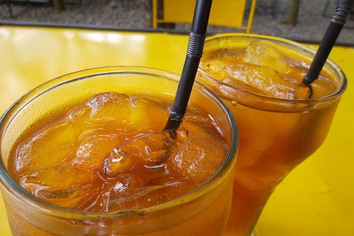 Trinken, Teetasse, Tee, Ice Tea, Zitrone