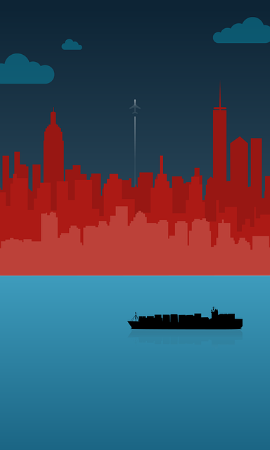 Free cityscape nature minimal vector