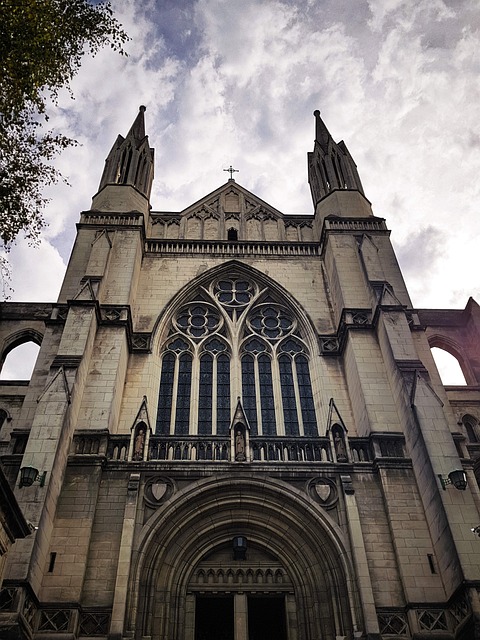 Dunedin, Kirche, Kathedrale, Turm, Grau