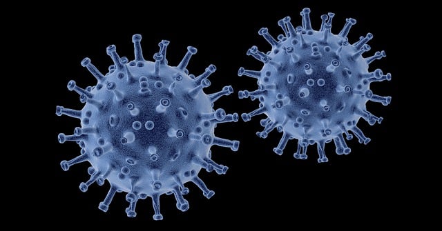 Free virus pathogen infection illustration