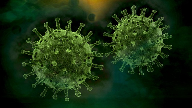 Free virus pathogen infection illustration