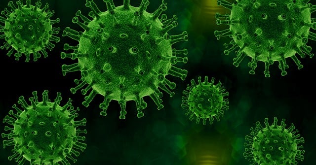 Free virus pathogen infection illustration