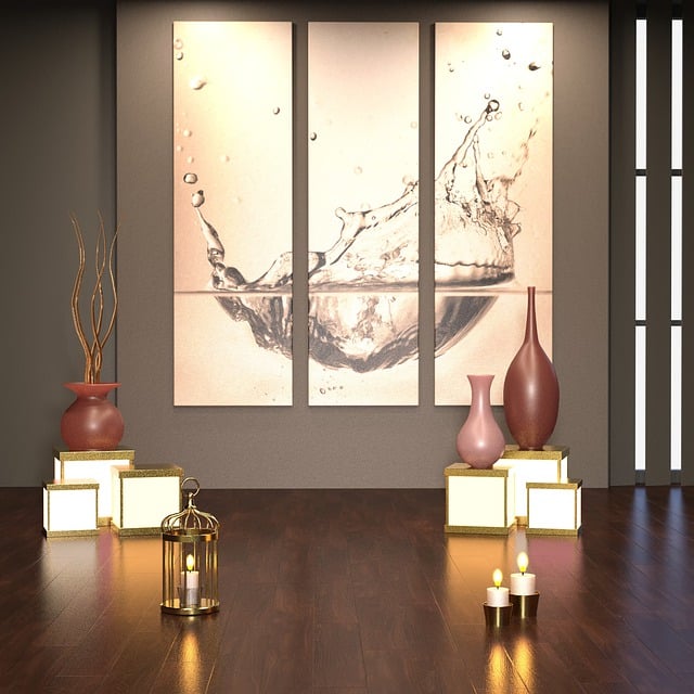Free inspire wall candles illustration