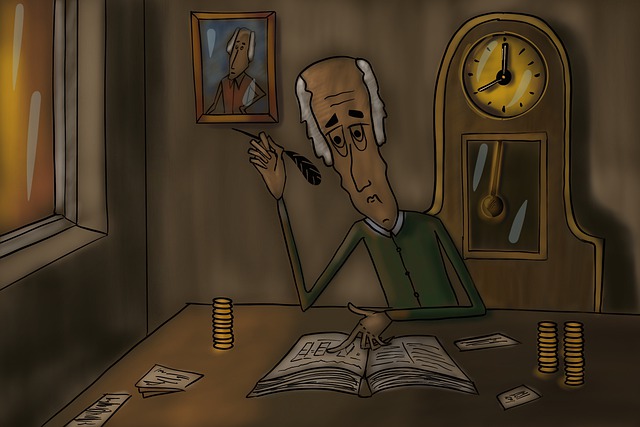 Free finance money greedy illustration