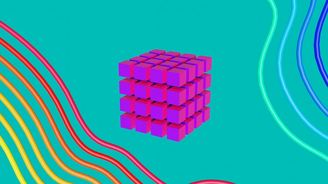 Würfel, Abstrakt, Geometrie, 3D, Design