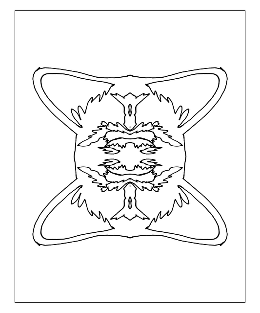 Free mandala coloring page pattern illustration