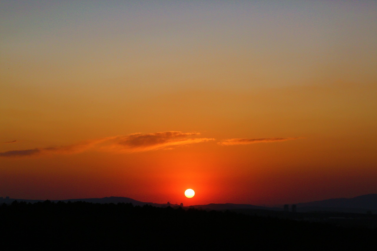 Sunset - free online jigsaw puzzle photo