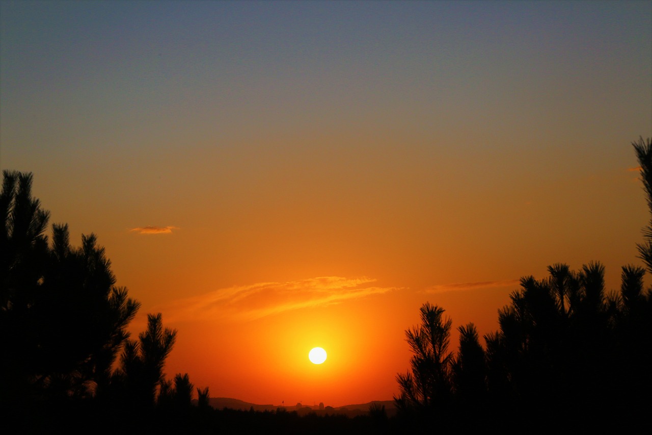 Sunset - free online jigsaw puzzle photo